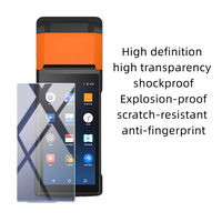 Stocks disponibles Protection d'écran en verre trempé Écran LCD Protection en verre pour machine POS V2 5,45 pouces HD Film transparent anti-rayures