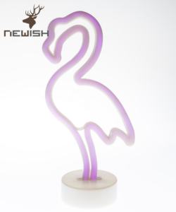 <span class=keywords><strong>Lampe</strong></span> <span class=keywords><strong>néon</strong></span>, 20 w, tendance, personnalisée, <span class=keywords><strong>rose</strong></span>, pour noël, décoration, fonctionne avec piles usb, éclairage de bureau ou de table - Product Image 4