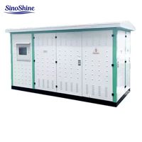 Transformateur de type boîte triphasé de style européen 630 kVA/800 kVA, sous-station de type boîte, système de distribution mobile photovoltaïque extérieur