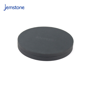 Boîte de tube en carton Kraft noir de luxe emballage de cylindre de papier poussoir fait à la main pour la poudre de maquillage cosmétique parfum café élégant - Product Image 2