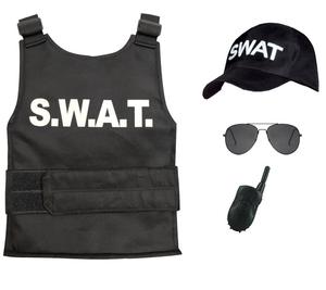 IG Venta caliente Niños Cool <span class=keywords><strong>SWAT</strong></span> Uniforme Disfraces con accesorios para niños - Product Image 1
