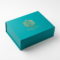 Boîte cadeau magnétique pliable de luxe personnalisée pour accessoires électroniques et numériques, emballage en carton rigide recyclable