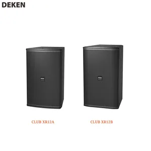 DEKEN CLUB XR12A מחיר מפעל מכירה חמה מקצועי 12 אינץ' קריוקי במה רמקול פסיבי מערכת שמע מערכת בידור רמקול