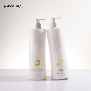 1000ml White PET <b>Shampoo</b> Bottle Pump Sprayer-Large Capacity Conditioner Container for Salon-Silk Screen Printing Factory Custom - Product Image 5