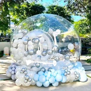 Houmu Internet-ünlü şişme şeffaf kabarcık ev PVC malzeme 4.5m boyutu şeffaf kabarcık ev ticari - Product Image 5
