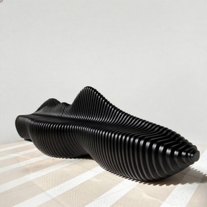 Y718 Chaise-pot d'extérieur personnalisée en bois, jardinière GRC FRP, banc d'attente, ensemble de meubles de jardin pour hôpital, école, centre commercial - Product Image 3