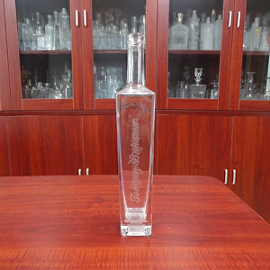 Bouteille en verre pour gin, liqueur ou rhum, avec <span class=keywords><strong>bouchon</strong></span>, 5cl, 375ml, 750ml, 1000ml, Chine - Product Image 3