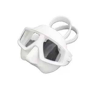 Máscara de mergulho de vidro transparente ajustável, máscara de mergulho com óculos de mergulho, máscara de mergulho de vidro temperado para mergulho