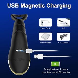 App + Afstandsbediening Mannelijke Vrouwelijke Achtertuin Masturbatie Massage Gedeeld Telescopische Prostaat Flirten Stick 8 Vibratie/Stuwkracht Modi - Product Image 4