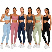 Leggings Deportivos X Sports City para Mujer, Cintura en V, Transpirables, Yoga, Control de Abdomen, Largos, Sólidos, Impermeables, Elásticos en Cuatro Direcciones