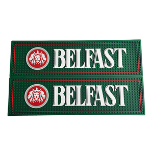 Custom Logo <b>Silicone</b> Bar <b>Mat</b> Rubber Bar Runner Spill <b>Mat</b> Drip Tray Beer <b>Mat</b> Pub Rail <b>Mat</b> Non Slip Service <b>Mat</b> Countertop Pad - Product Image 2