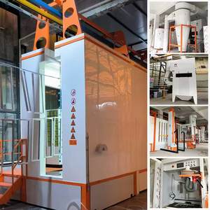 Cabina de Pintura Automática GH con Filtro de Polvo Doble Grande y Horno de Curado para Perfiles de Aluminio - Product Image 2