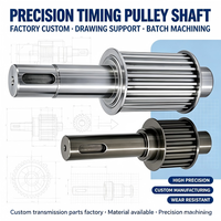 Pièces usinées sur commande OEM CNC pour tours, poulie de courroie de distribution T5 AT5 T2.5 AT3 S3M, roue synchrone haute précision en acier et aluminium
