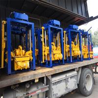 Shengya Nouveau type QMY2-45 petit mobile ciment béton bloc creux machine de fabrication de briques de pavage avec 220V monophasé