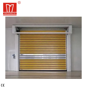 Puerta de almacén xinguangda Puerta de persiana enrollable de acero inoxidable de alta velocidad de aluminio puertas <span class=keywords><strong>enrollables</strong></span> puerta enrollable de alta calidad - Product Image 6