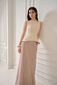 High Fashion Luxury Women's <b>Long</b> <b>Skirts</b> BORRA AURORA LACE <b>LONG</b> <b>SKIRT</b> Aurora Lace High-Waisted <b>Long</b> <b>Skirts</b> Women from Vietnam - Product Image 2