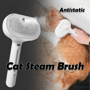 Otomatik Taşınabilir Katlanabilir Spreyli Köpek Fırçası Evcil Hayvan Tarağı Tüy Dökücü Çevre Dostu ABS Malzemeli Güzellik Masaj Tarağı - Product Image 5