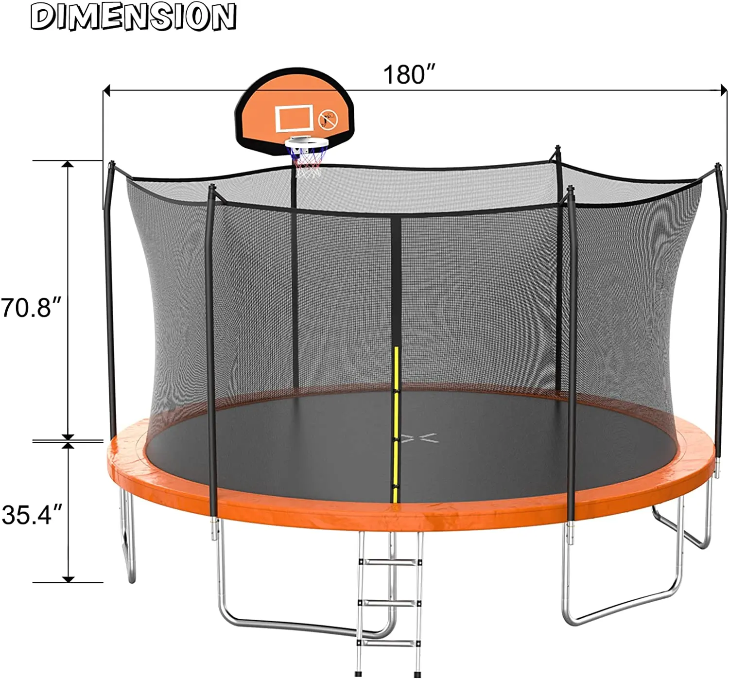 Square Trampoline Tent - THE SHOOT