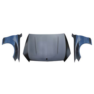 Kit de carrosserie de lèvre de becquet de calandre de pare-chocs avant arrière de modification de voiture W205 pour Benz classe C W205 pré à C63 2015-2018 en vente - Product Image 4