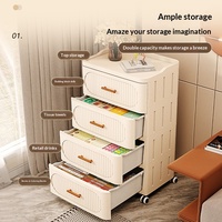 Armoire de rangement en plastique à plusieurs niveaux sur mesure, organisateur de vêtements pour enfants et armoire de rangement pour jouets