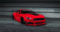 Kit de carrosserie large Robot 2nd génération de haute qualité pour Ford Mustang 15-22 mise à niveau pièces automobiles pare-chocs avant lèvre arrière capot jupes latérales