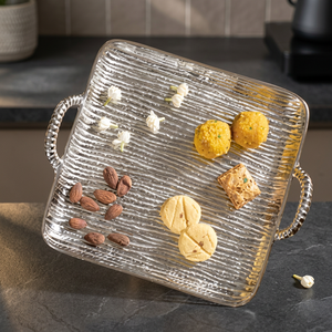 <b>Serving</b> <b>Tray</b> With Handles Polished Finish Residential Use Food Contact Safe - Product Image 3