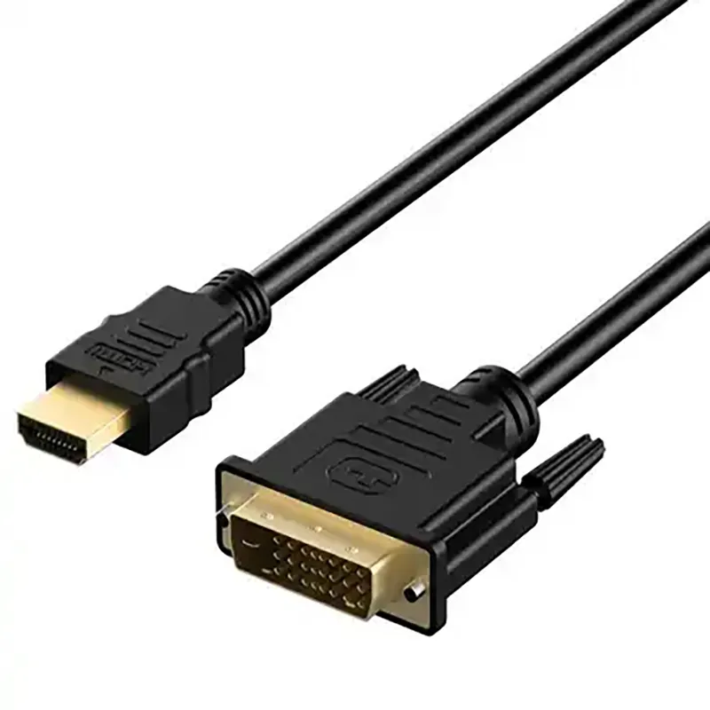 Çift yönlü 4K 1080P 60hz yüksek hızlı DVI-D 24 + 1 24 + 5 erkek HDMI erkek adaptör HDMI bilgisayar multimedya için DVI kablosu