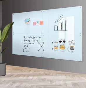 Tableau blanc magnétique en verre à effacement à <span class=keywords><strong>sec</strong></span>, prix usine, écriture et <span class=keywords><strong>nettoyage</strong></span> faciles, idéal pour hôpitaux, écoles, hôtels et décoration - Product Image 5