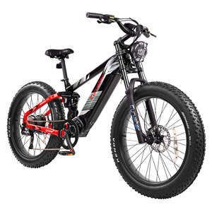 <span class=keywords><strong>Bicicleta</strong></span> Eléctrica para Adultos EU <span class=keywords><strong>Cyrusher</strong></span> Ranger 2.0, Motor Trasero sin Escobillas de 250W, Todoterreno, Batería de 52V 20Ah, Neumático Grueso de 26 Pulgadas - Product Image 2