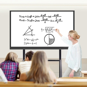 Pizarra Inteligente para Aula, 75, 86, 100, 110 Pulgadas, Pizarra Interactiva de 55 y 65 Pulgadas, Paneles Planos Interactivos para Escuela - Product Image 1