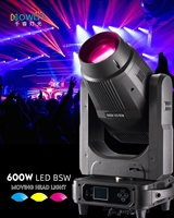 600W LED 3-in-1 BSW Beam Spot Wash CMY CTO Moving Head Licht mit Klappklemme für Konzerte Theater Events