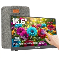 Funda Protectora Resistente a Arañazos y Golpes para Monitor Portátil Travel Touch, Ideal para Presentaciones, Demostraciones y Trabajo en Viajes de Negocios