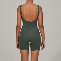 Combinaison de sport 2026 pour femme – Tenue de fitness active et vêtements d'entraînement – Combinaison courte de gym pour femme