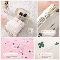 Bolsa de Cosméticos Portátil Mini, Bolsa para Toallas Sanitarias, Monedero, Organizador de Maquillaje Pequeño para Mujeres, Artículos Esenciales para Viajes Diarios