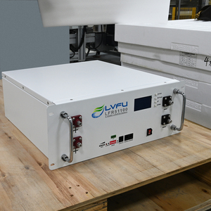 LVFU Solar Panel <b>Battery</b> Storage Home Rack-Mounted Hybrid Grid 48V <b>100Ah</b> 300Ah <b>Lithium</b> <b>Battery</b> Systems 48V 200Ah LiFePO4 <b>Battery</b> - Product Image 2