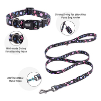 Offre Spéciale : 5 Types d'Accessoires pour Animaux – Ensemble Harnais et Laisse pour Chien, Collier pour Chien avec Porte-Sac à Crottes, Accessoires Lumineux LED pour Collier de Chien
