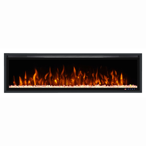 Cheminée électrique murale moderne à commande tactile <span class=keywords><strong>avec</strong></span> effet <span class=keywords><strong>de</strong></span> flamme LED, 220 V, 50''/60''/72'' - Product Image 5