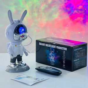 Lampe de Projection Ciel Étoilé Wolongmountain Lapin Astronaute pour Enfants, Veilleuse Ambiance Étoilée à 360 Degrés - Product Image 6