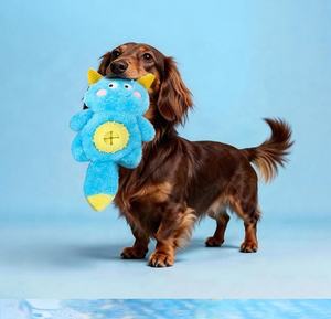 Juguete de peluche con sonido para perros, dispensador de comida, juguete masticable para mascotas, para limpiar los dientes, dispensador lento de comida, juguete interactivo para cachorros, juguete olfativo - Product Image 3