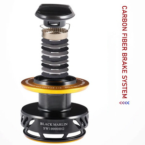 <span class=keywords><strong>Moulinets</strong></span> de Pêche Lurekiller BLACK MARLIN à Tambour Fixe, Canne à Lancer Longue, Moulinet de Pêche Entièrement Métal pour Jigging - Product Image 4