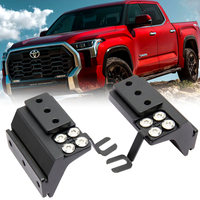 OPOOLIGHT 4X4 Offroad  Support de fixation rapide pour montant A, sans perçage, pour feux LED, compatible avec la nouvelle Tundra 2022-2025