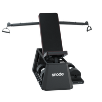 Banc de musculation pliable et réglable 4-en-1 Snode avec compartiment intégré pour haltères, rangement pour salle de sport à domicile et entraînement physique