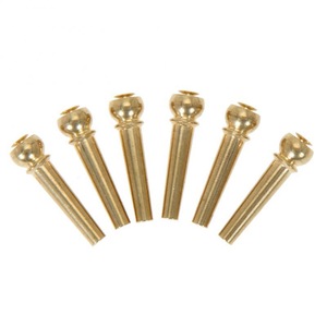 6 unids/set de clavijas de puente de guitarra de latón de cobre puro, clavijas de uñas <span class=keywords><strong>para</strong></span> guitarras acústicas populares, mantienen el timbre completo más estable - Product Image 2