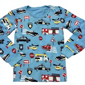 Camiseta para Niños, Camiseta de Manga Corta para Bebés, Camiseta de Verano de Algodón Transpirable para Niños, Sudadera Infantil OEM, Camisetas Navideñas - Product Image 1