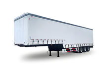 Nouvelle semi-remorque porte-conteneurs fermée en acier à 2/3 essieux, 40x53 pieds, capacité de charge de 60 tonnes, transport de marchandises