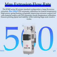 Imprimante 3D industrielle à granulés JUMO 1000 mm grand format, extrusion à vis haute performance, imprimante 3D à granulés plastiques, faible coût
