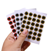 3D Holo graphic Plastic Fishing Eyes 4-12mm Fliegen binde material für künstliche Köder fische für den Fluss gebrauch