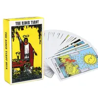 Tarot Kaarten Oracles Deck Mysterieuze Waarzeggerij De Rider Tarot Dek Met Guidebook Vrouwen Meisjes Kaarten Board Game