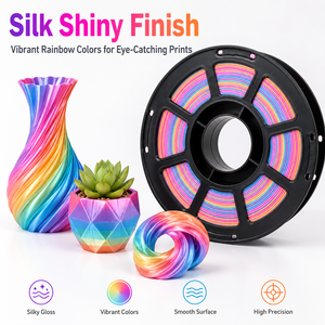 Filamento de PLA de Seda WEICHI para Impresora 3D, 1.75mm, Color Caramelo, 1kg (2.2lbs), Temperatura de Impresión 210-240C, Enrollado Ordenado - Product Image 1