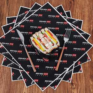 Food Grade Greaseproof Flexography Printable Sandwich <b>Paper</b> for Bread Hamburger <b>Wrapping</b> PE <b>Paper</b> Coated for Take Away - Product Image 4